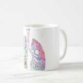 Lungen Kunst Kaffeetasse (VorderseiteRechts)