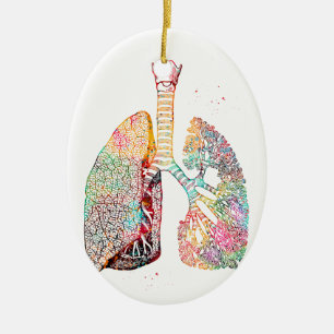 Lungen Kunst Keramik Ornament