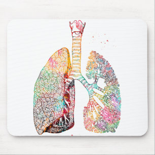 Lungen Kunst Mousepad