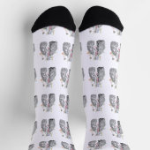 Lungen Kunst Socken (Oben)