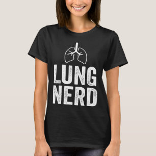 Lungen Nerd Atmungstherapeut RT Pneumologe T-Shirt
