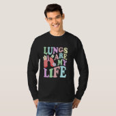 Lungen sind mein Leben als Atemtherapeut oder nur T-Shirt (Vorne ganz)