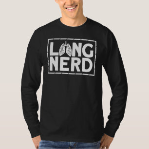 Lungenatmungspflege Lungen Nerd Atemtherapeut T-Shirt