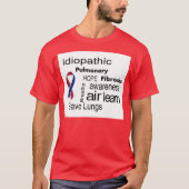 Lungenfibrosen-Bewusstsein T T-Shirt (Vorderseite)
