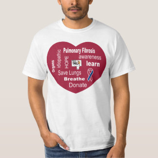 Lungenfibrosen-Bewusstseins-T - Shirt