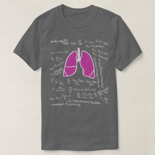 Lungengleichungen der Lung T-Shirt (Design vorne)