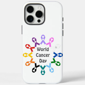 Lungenkolon-Leber-Prostata am Weltkrebstag iPhone 16 Pro Max Hülle