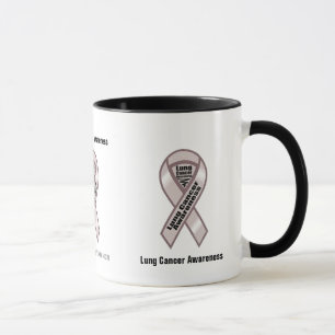 Lungenkrebs-Bewusstsein Tasse