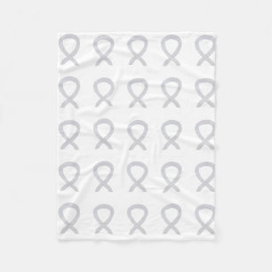 Lungenkrebs-Bewusstseinsband Fleece Blankets