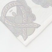 Lungenkrebs-Bewusstseinsband Fleece Blankets (Ecke)