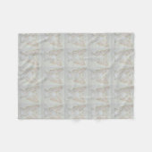 Lungenkrebs-Bewusstseinsband Fleece Blankets (Vorderseite (Horizontal))