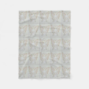 Lungenkrebs-Bewusstseinsband Fleece Blankets