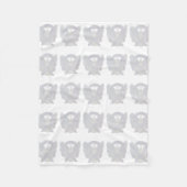 Lungenkrebs-Bewusstseinsband Fleece Blankets (Vorderseite)