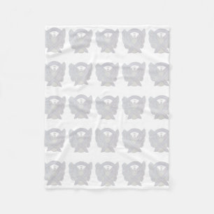Lungenkrebs-Bewusstseinsband Fleece Blankets