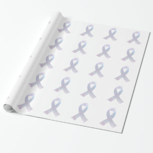 Lungenkrebs-Bewusstseinsschleife Geschenkpapier