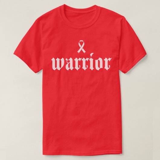 Lungenkrebs-Bewusstseinswarrior White Ribbon Gesch T-Shirt (Design vorne)