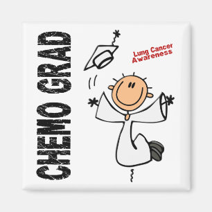 Lungenkrebs CHEMO ABSOLVENT 1 Magnet