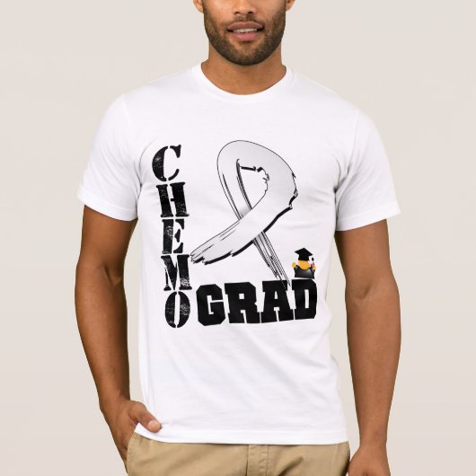 Lungenkrebs Chemo Absolvent T-Shirt (Vorderseite)