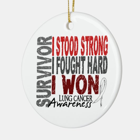 Lungenkrebs des Überlebend-4 Keramikornament (Links)