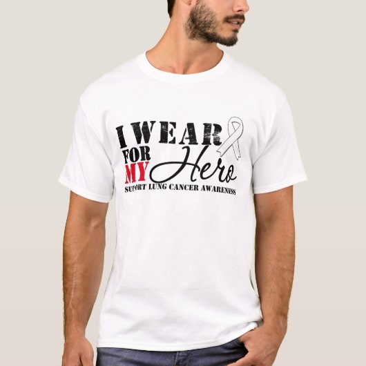 Lungenkrebs-Held-Band T-Shirt (Vorderseite)