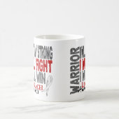 Lungenkrebs-Krieger Kaffeetasse (Mittel)