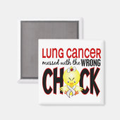 Lungenkrebs mit dem falschen Schwanz Magnet (Vorderseite/Rückseite)