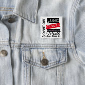 Lungenkrebs Monat Button (Beispiel)