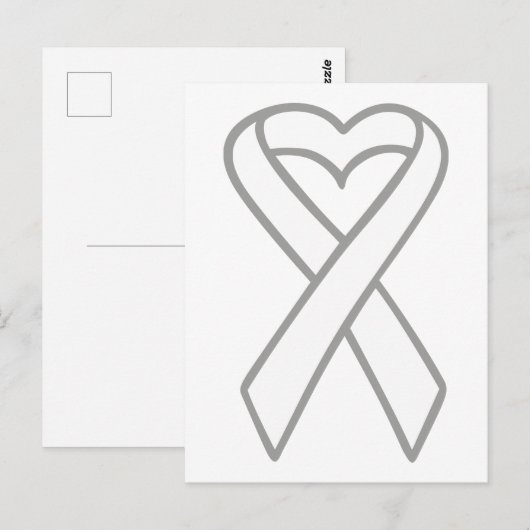 Lungenkrebs Postkarte (Vorne/Hinten)