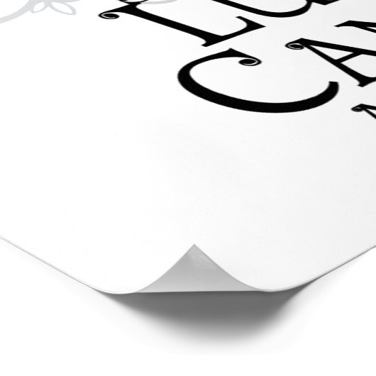 Lungenkrebs-Schmetterling Poster (Ecke)