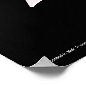 Lungenkrebs-Sensibilitätspender Poster (Ecke)