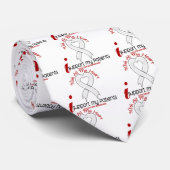 Lungenkrebs stütze ich meine Patienten Krawatte (Gerollt)