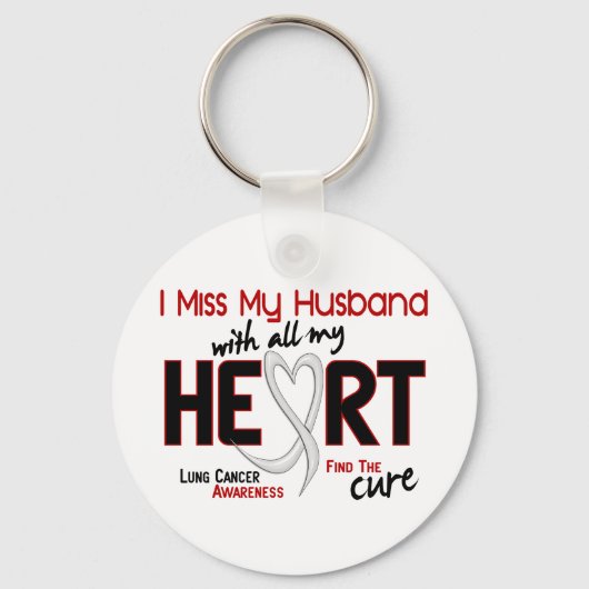 Lungenkrebs verpasst mein Ehemann Schlüsselanhänger (Vorderseite)