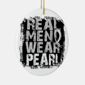 Lungenkrebs-wirkliche Herrenbekleidung-Perle Keramik Ornament (Rechts)