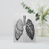 Lungenpaar Postkarte (Stehend Vorderseite)