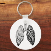 Lungenpaar Schlüsselanhänger (Vorderseite)