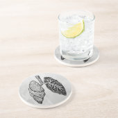 Lungenpaar Untersetzer (Seite)