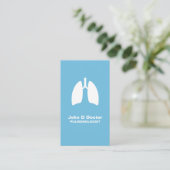 Lungenpulmonologe Visitenkarte (Stehend Vorderseite)