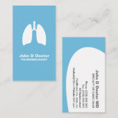 Lungenpulmonologe Visitenkarte (Vorne/Hinten)