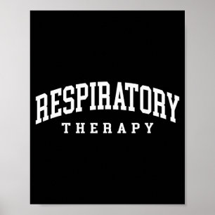 Lungentherapie lustiger Lungenfachmann RT Poster