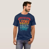 Lungentransplantat Organspender Survivor T-Shirt (Vorne ganz)