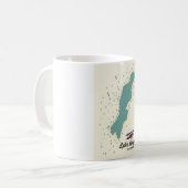 Lungern-Schweiz-Karte Kaffeetasse (Vorderseite Links)