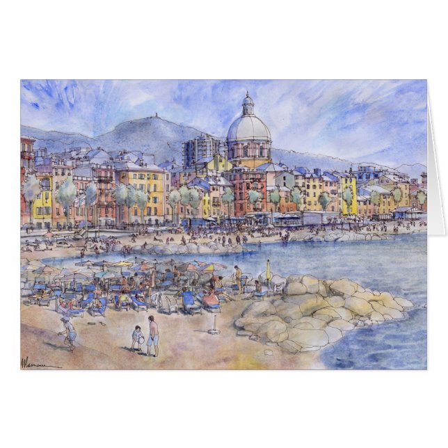 Lungomare ein Genua (Vorderseite (Horizontal))