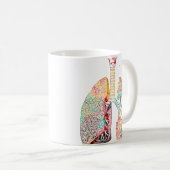 Lungs Art Kaffeetasse (VorderseiteRechts)