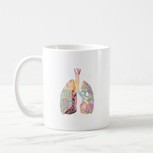 Lungs Art Kaffeetasse (Links)