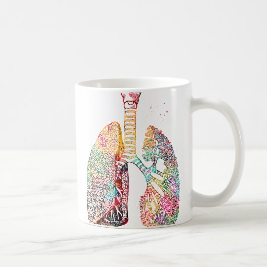 Lungs Art Kaffeetasse (Rechts)