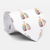 Lungs Art Krawatte (Gerollt)