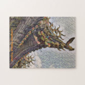 Lungshan Temple, Taiwan (Aquarellwirkung) Puzzle (Horizontal)