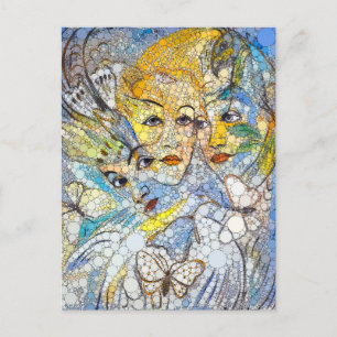 Lunis, Unendlichkeit Punkte nach Francis Picabia Einladungspostkarte