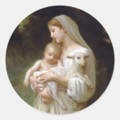 L'Unschuld Runder Aufkleber (Vorderseite)