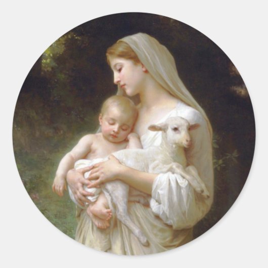 L'Unschuld Runder Aufkleber (Vorderseite)